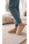 Women's Mink Pauntiye Rabbit Fur Indoor House Slippers 3 cm Byndatom01 - 5