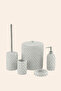 Lindy 5-Piece Bathroom Accessory Set Gray - 2