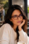Vixen burgundy cateye women's blue light blocking computer screen glasses - 6
