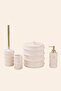 Nova 4 Piece Bathroom Accessory Set Ecru - 3