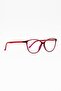 Vixen burgundy cateye women's blue light blocking computer screen glasses - 3
