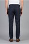 Navy Blue Linen Jogger Drawstring Sports Pants - 2
