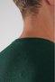 Men's Green Crew Neck Wool Knitwear - 3