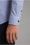 Blue Regular Fit Pocketless Long Pasha Collar Shirt - 4