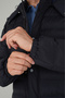 Navy Blue Hooded Inflatable Coat - 3