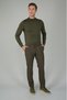 Khaki Jagger Elastic Comfortable Men's Trousers - 5