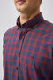 Studio Men's Pocketless Regular Fit Shirt Burgundy - 4