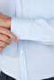 Light Blue Regular Fit Cotton Long Sleeve Striped Shirt - 4