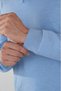 Blue Wool Buttoned Polo Collar Knitwear - 4