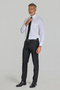 White Regular Fit Cotton Classic Collar Shirt - 3