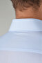 Light Blue Regular Fit Cotton Classic Italian Collar Shirt - 5