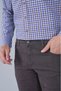 Brown Cotton Pocketed Gabardine Cotton Sports Trousers - 3