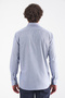 Navy Blue Regular Fit Cotton Classic Shirt - 2