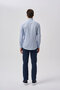 Light Blue Regular Fit Cotton Long Sleeve Sport Collar Shirt - 3