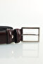 Burgundy Leather Side Belt - 2