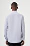 Regular Fit Long Sleeve Classic Navy Blue Men's Shirt - 2