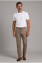 Mink Linen Lace-Up Elastic Sports Trousers - 5