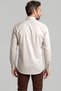Beige Regular Fit Cotton Casual Sports Shirt - 2