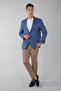 Comfort Fit Mono Collar Double Slit Woven Men's Jacket - 5
