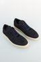 Navy Blue Leather Lace-Up Real Numuk Shoes