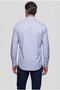 Gray Regular Fit Cotton Pocketless Long Pasha Collar Shirt - 2