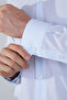Light Blue Regular Fit Cotton Pocketless Shirt - 4