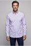 Lilac Regular Fit Cotton Button-Down Long Collar Shirt