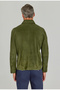 Green Leather Real Coat - 7