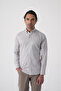 Brown Regular Fit Cotton Pasha Collar Shirt - 2