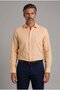 قميص هاردال ذو قصة عادية من القطن والكتان بياقة بريت