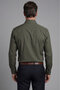 Modern Fit Classic Collar Khaki Pocketless Men's Shirt - 2