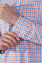 Orange Regular Fit Cotton Pocketless Pascha Collar Shirt - 4