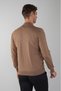Tr 23203 Half Fisherman Front Jacquard Knitwear Light-Brown - 2