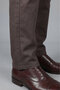 Khaki Cotton Zippered Sports Trousers with Pockets - 3