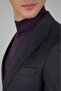 Smoked Wool Buttoned Swallow Collar Double Slit 6 Drop Suit - 5