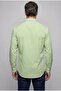 Green Regular Fit Pocketless Long Collar Shirt - 2