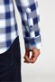 Bi̇sse Sports Shirt Regular Fit T-Shirt Collar Ecose Blue - 5