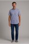 Blue Kisa Pasha Collar Shirt - 6