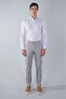 Stone Cotton 4 Pocket Pleatless Men's Trousers - 5