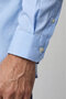 Light Blue Regular Fit Cotton Pocketless Classic Collar Long Shirt - 5