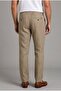 Khaki Linen Jogger Drawstring Sports Pants - 2