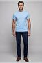 Light Blue Crew Neck T-Shirt - 5