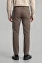 Beige Pocketed Zippered Classic Sports Pants - 2