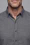 Gray Regular Fit Cotton Pasha Collar Dark Shirt - 3