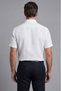 White Regular Fit Cotton Linen Natural Shirt with Pockets - 2