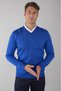 Sax Wool Basic Collar Knitwear