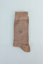 Men's Bamboo Stitch-Free Long Socks Dark Brown - 2