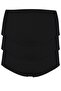 3-Piece Women's Black Modal Soft Breathable High Waist Panties - 2
