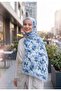 Organic Viscose Silk İnci̇ra Shal - Floral Pattern - 3
