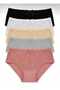 High Waist Lace Bato 5-Piece Panties